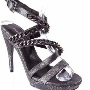 BCBG chain high heel.